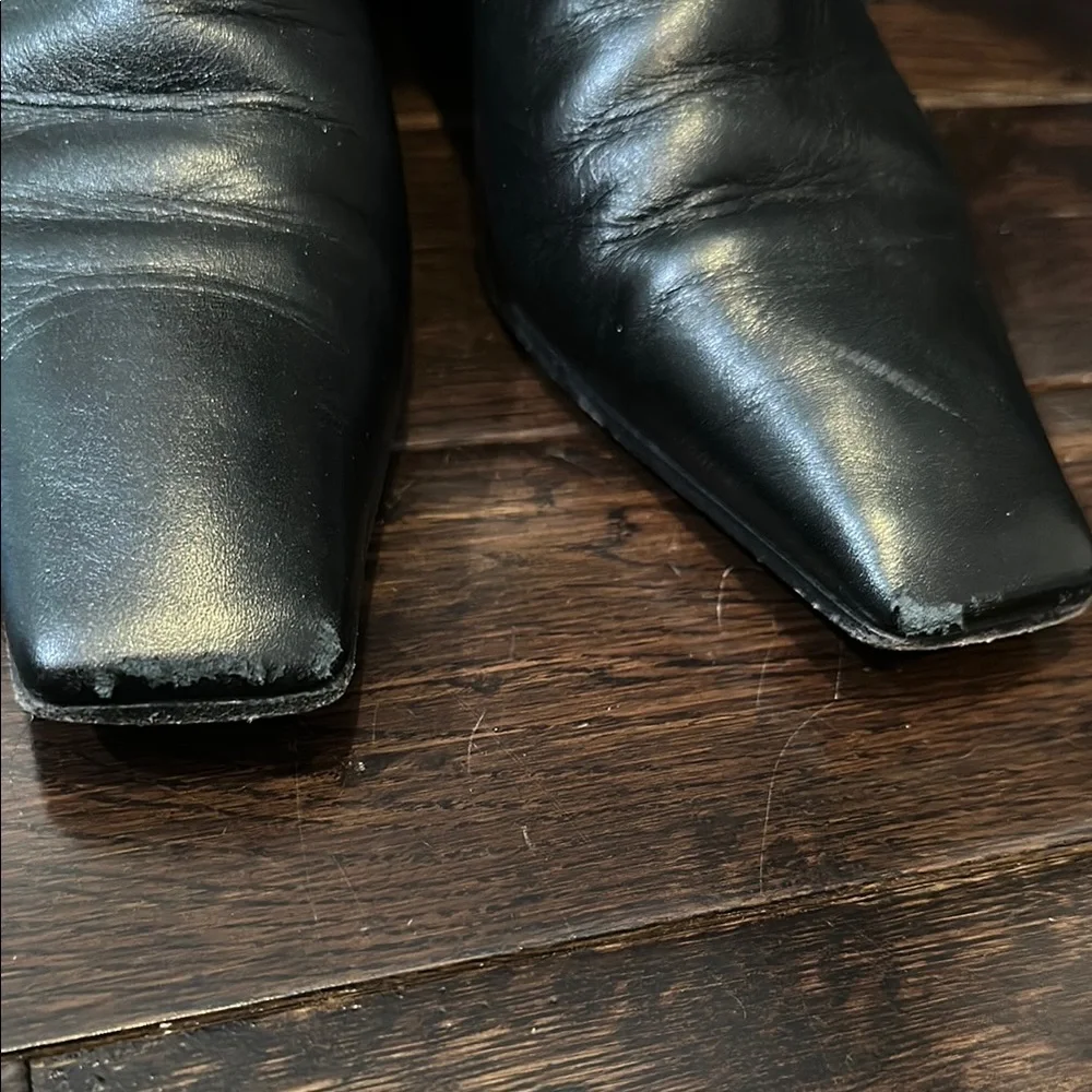 Khaite Marfa Black ankle Leather Boots size 36 - Picture 7 of 7